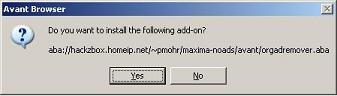 Install prompt