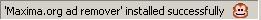 Successfully installed